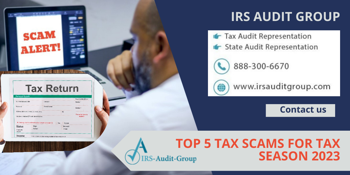 Top Five Tax Scams for Tax Season 2023