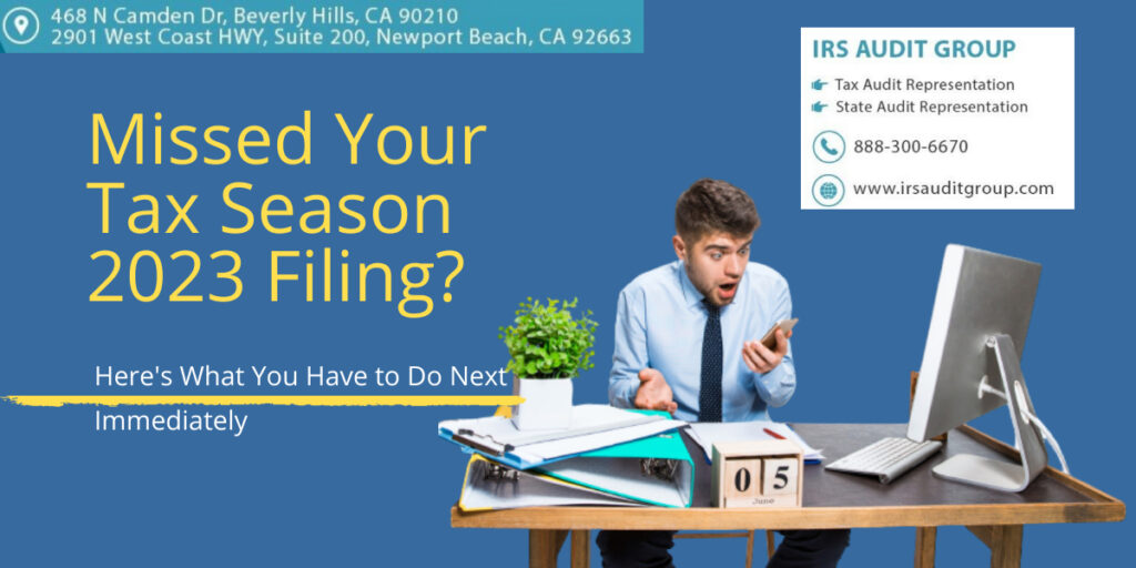 Missed Your Tax Season filing