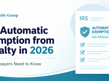 IRS Automatic Exemption from Penalty in 2026